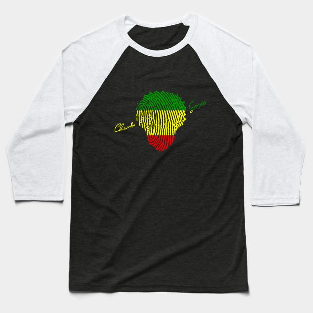 Jah Colours Baseball T-Shirt by Chambagoto